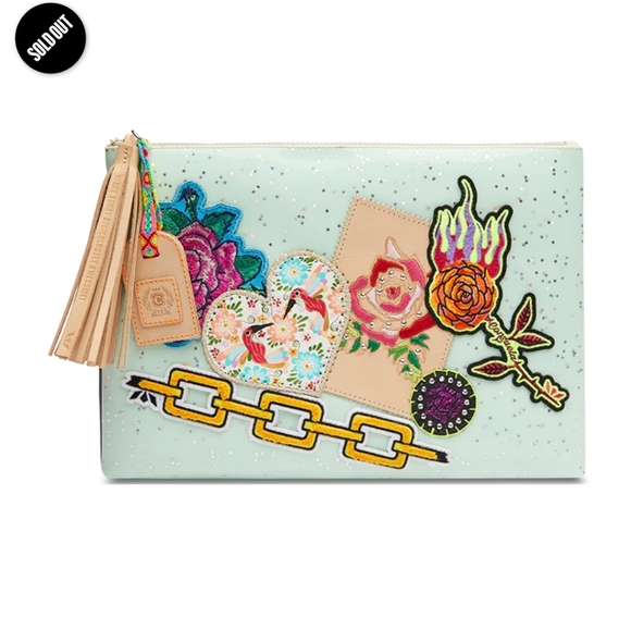 Consuela Minty Limited Edition  Pouch New - Picture 1 of 11